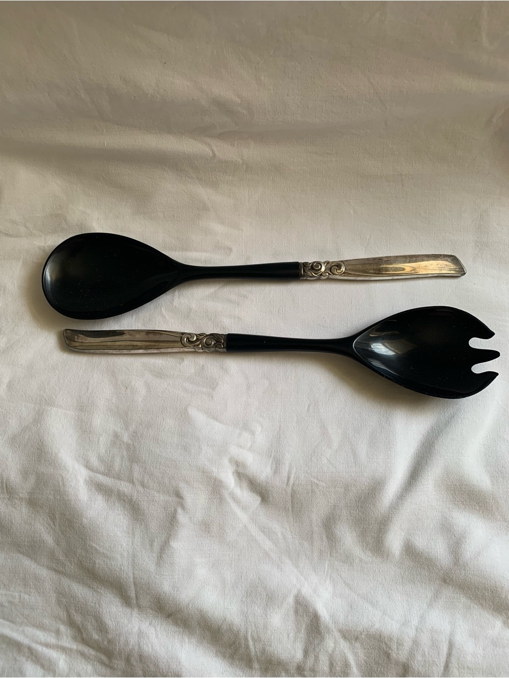 Vintage 2 Piece Salad Serving Set - Picture 2 of 14